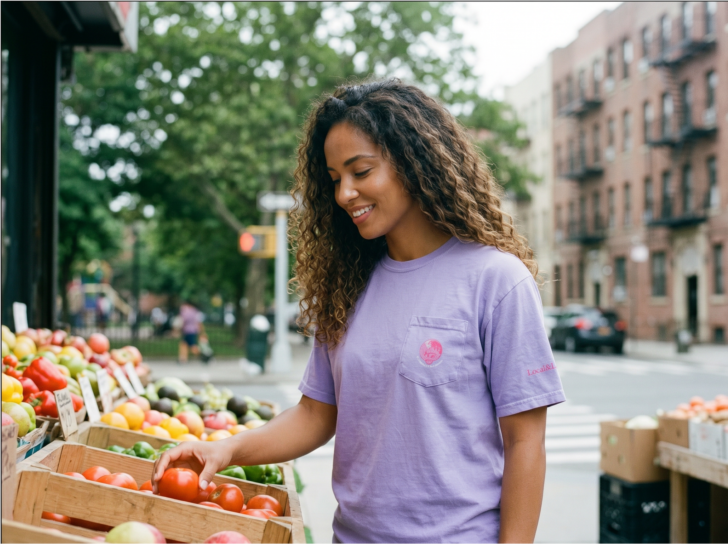 NYC pocket t-shirt: The World's Borough