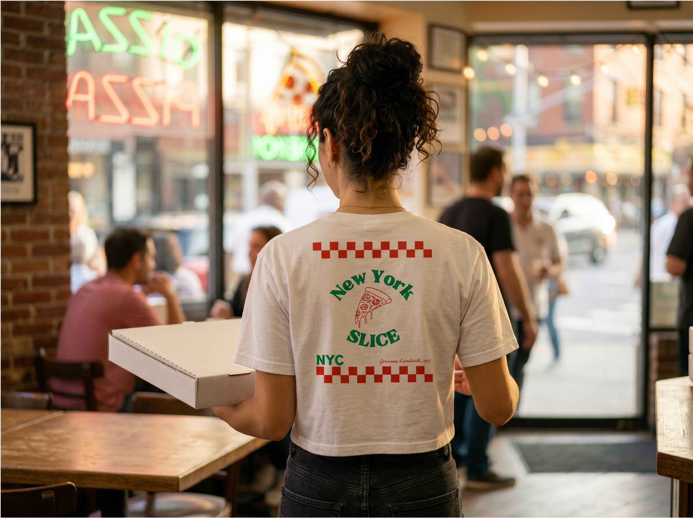 NYC crop top: New York Slice