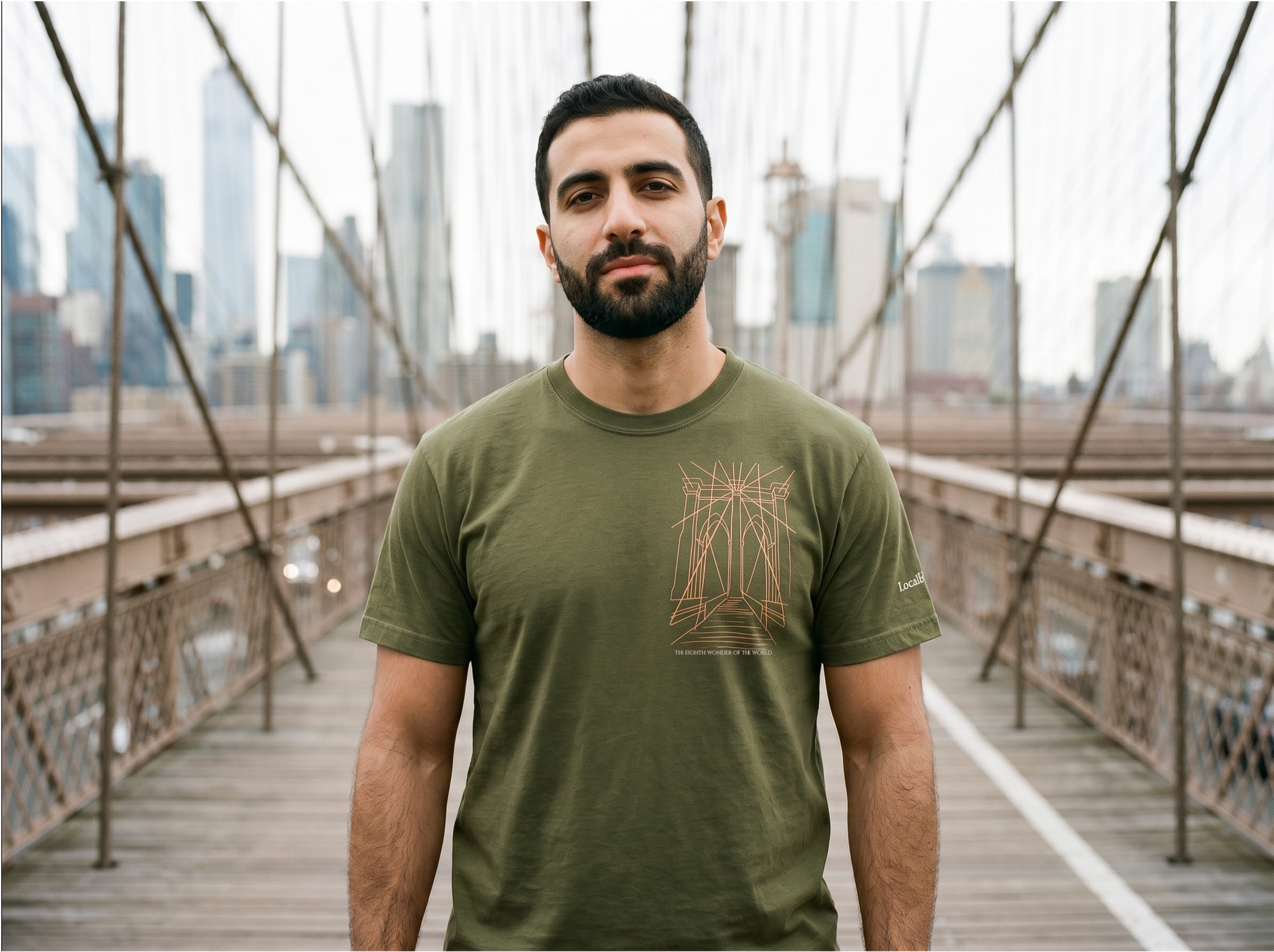 NYC t-shirt: The Eighth Wonder of the World (Map)