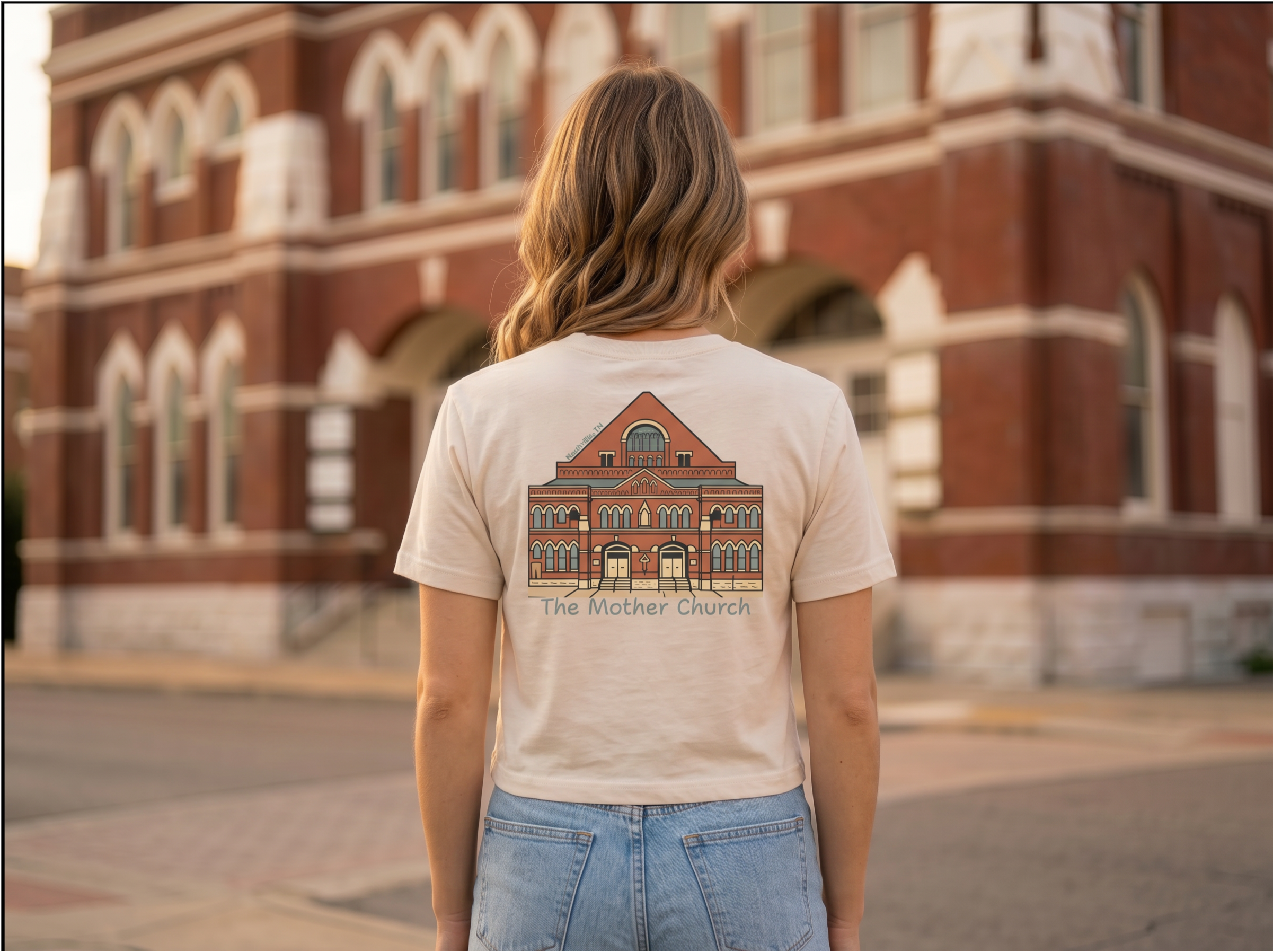 Nashville crop top: The Mother Church