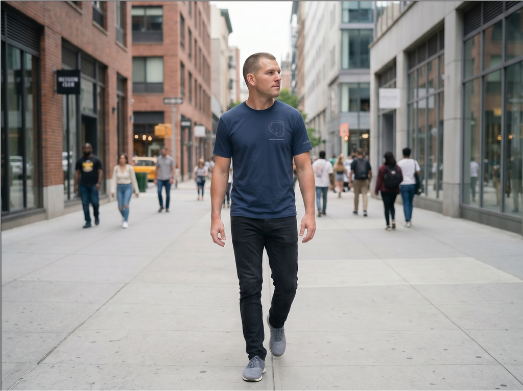 NYC t-shirt: The House that Ruth Built (Navy)