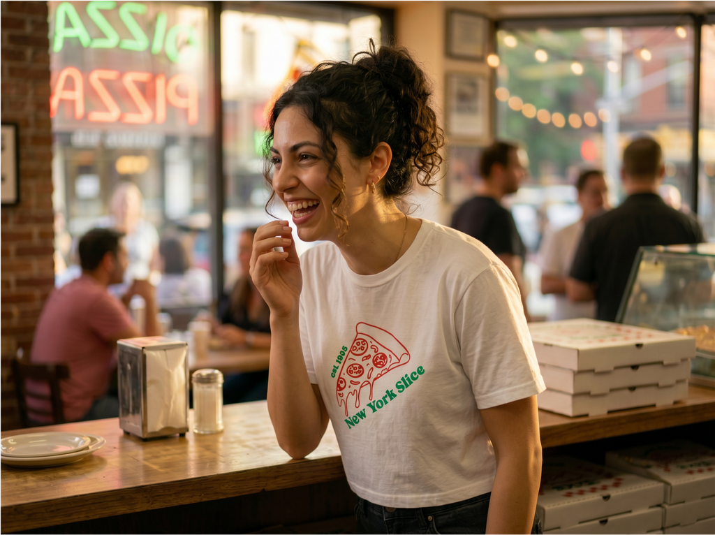 NYC crop top: New York Slice