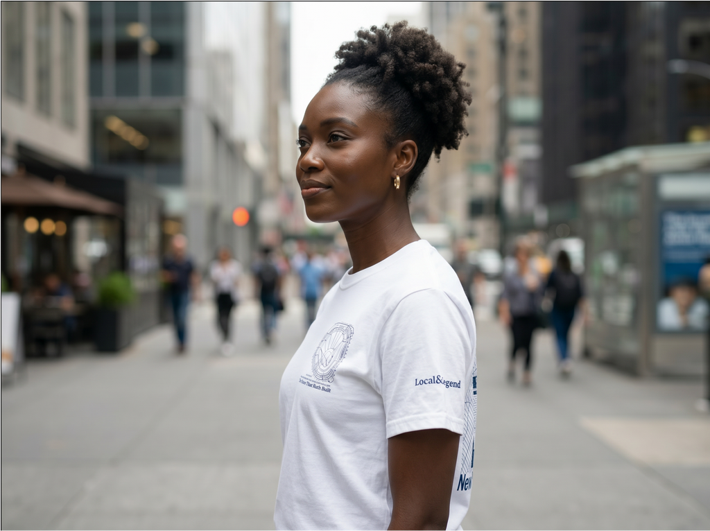 NYC t-shirt: The House that Ruth Built (White)