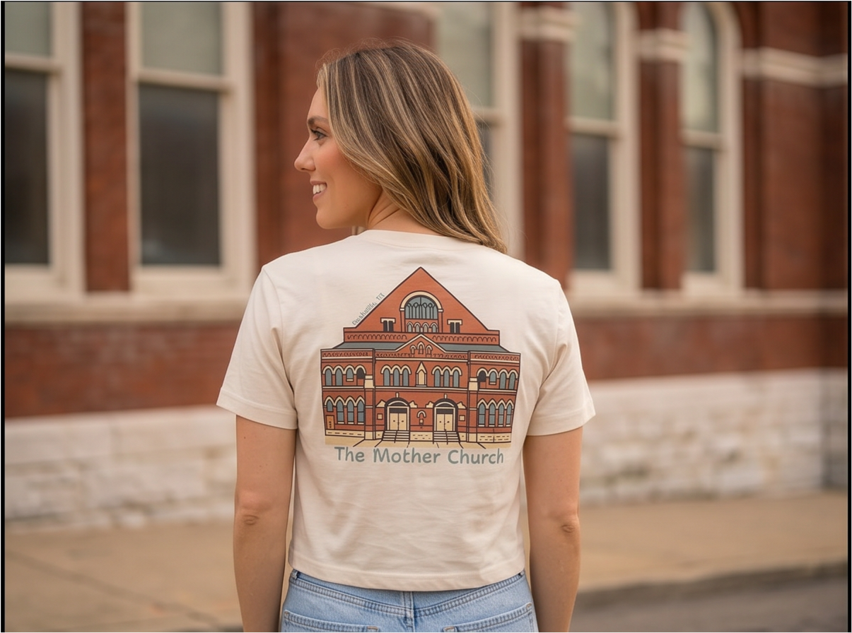 Nashville crop top: The Mother Church