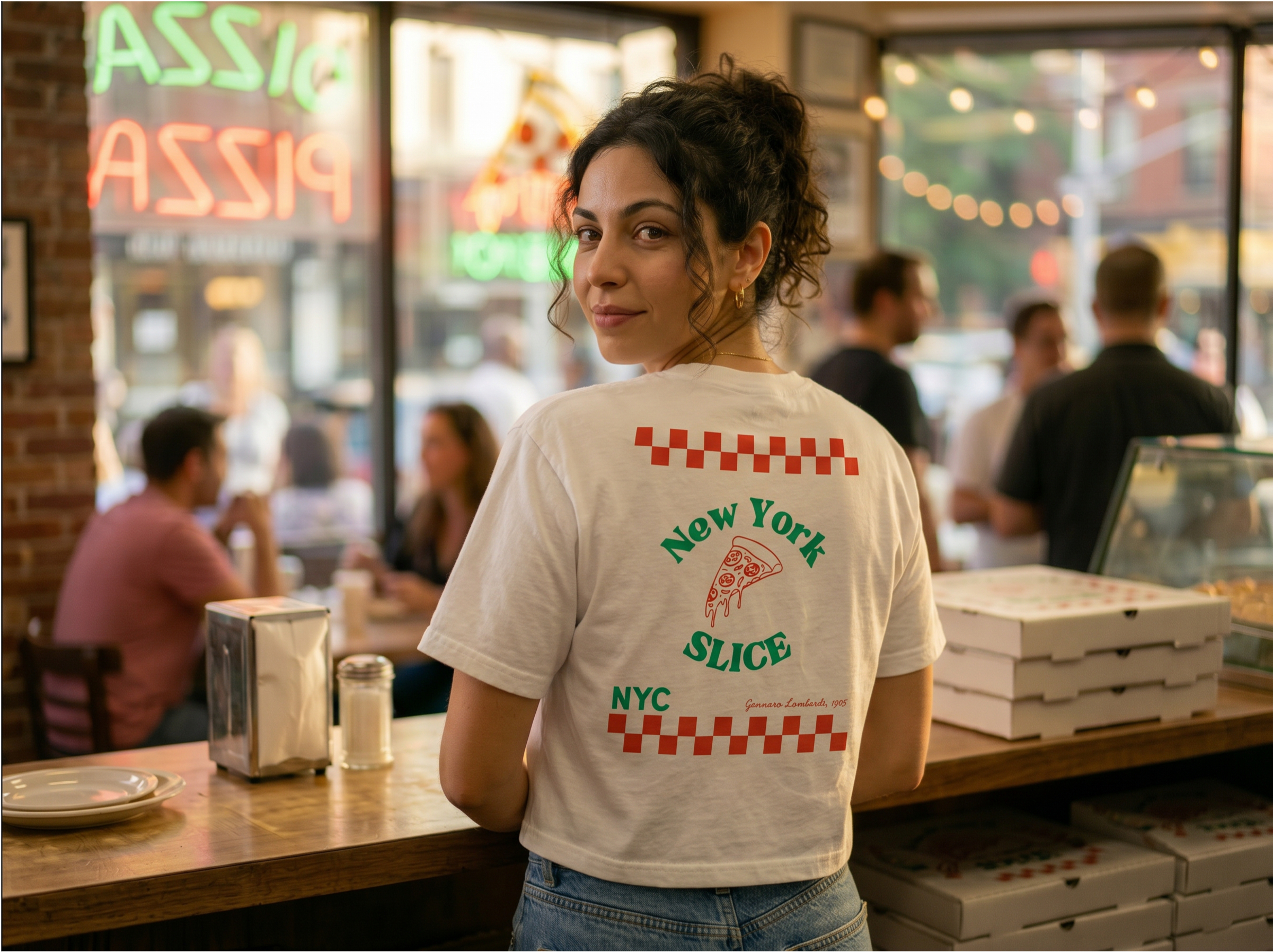 NYC crop top: New York Slice