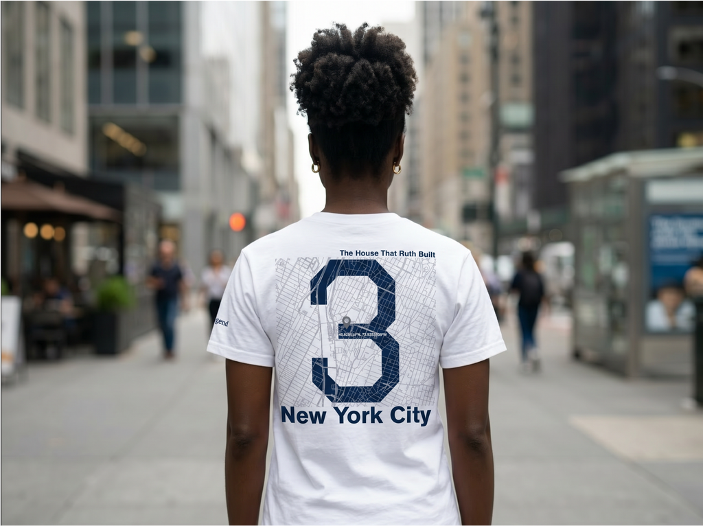 NYC t-shirt: The House that Ruth Built (White)