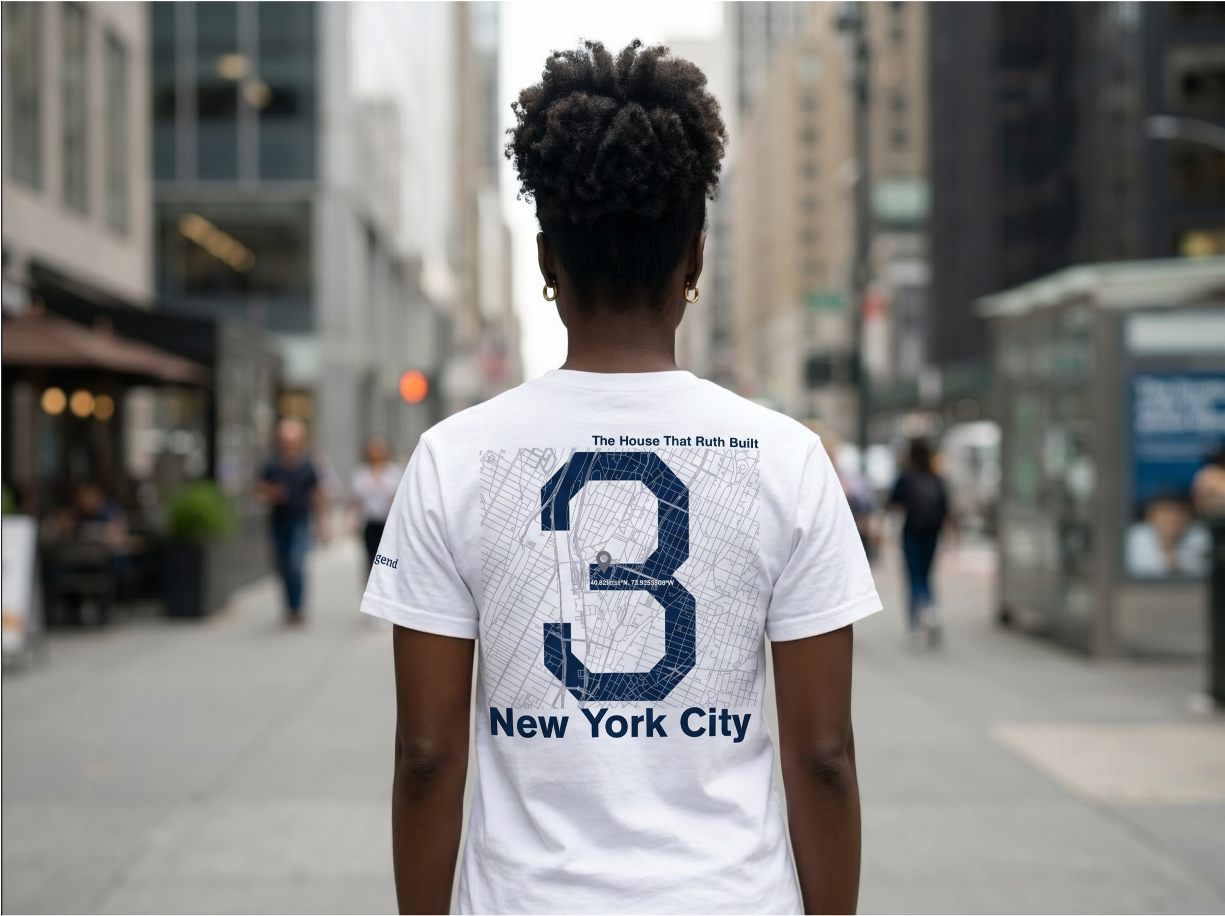 NYC t-shirt: The House that Ruth Built (White)