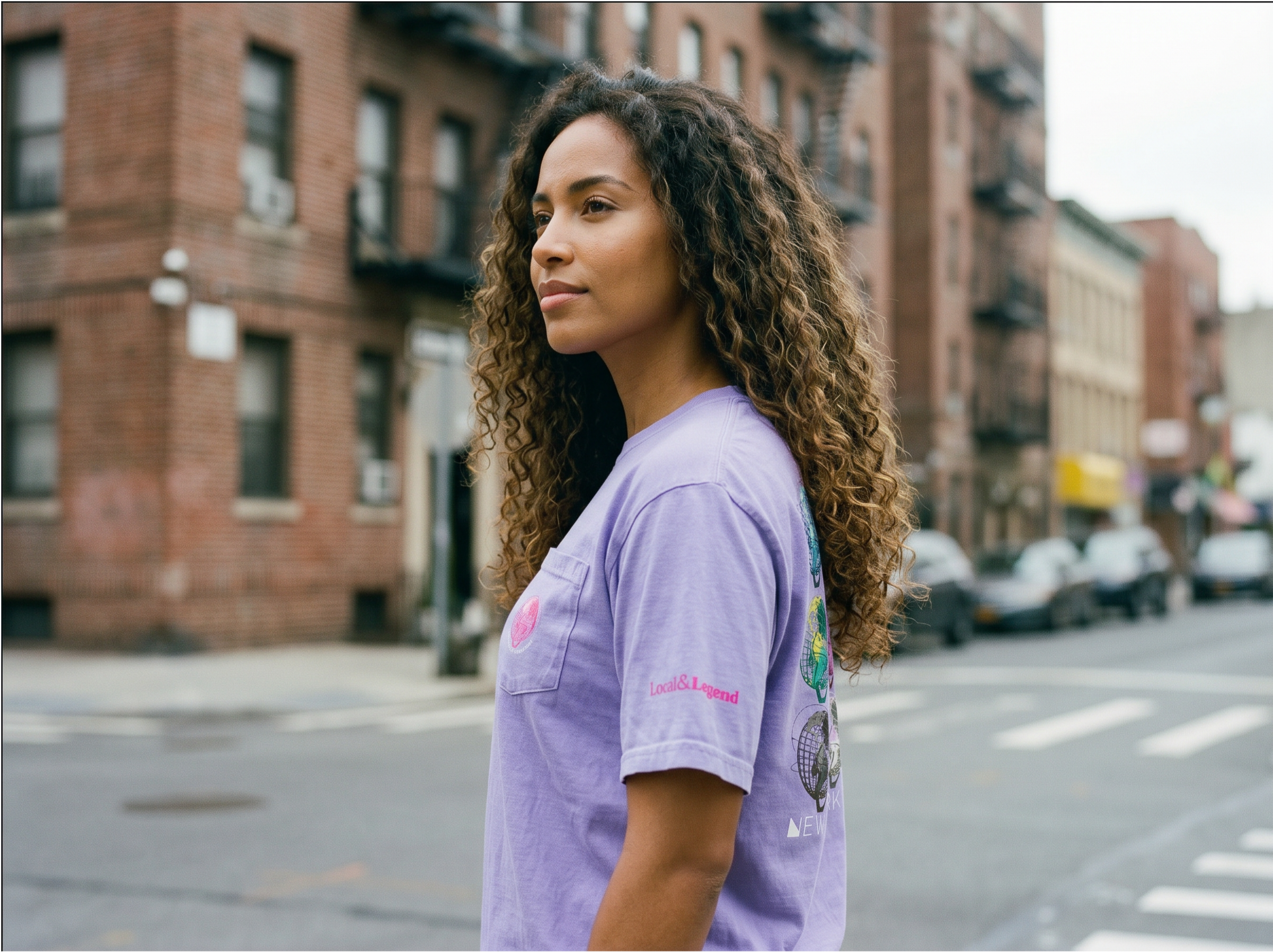 NYC pocket t-shirt: The World's Borough