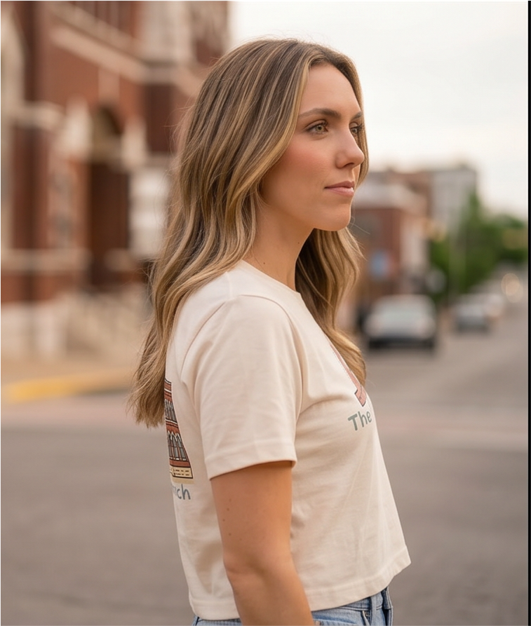 Nashville crop top: The Mother Church