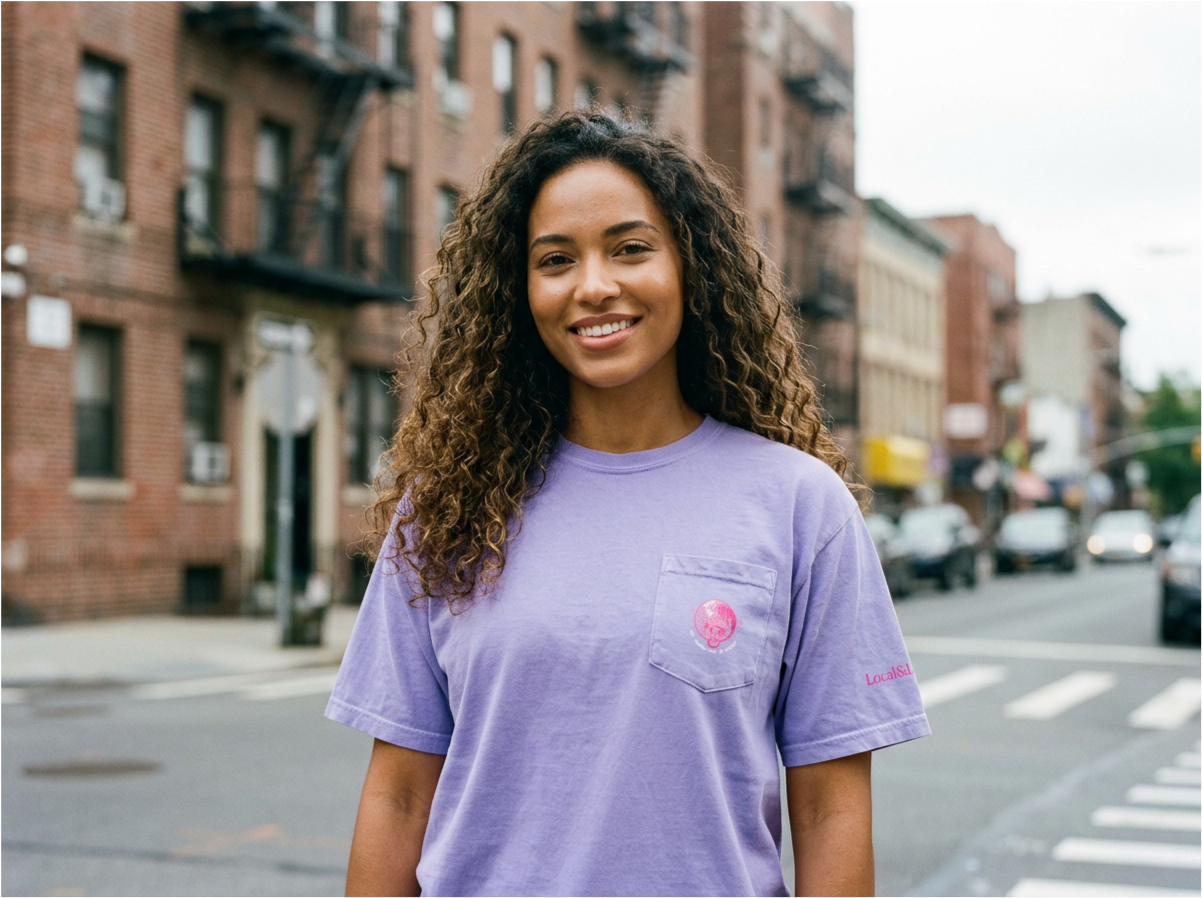NYC pocket t-shirt: The World's Borough
