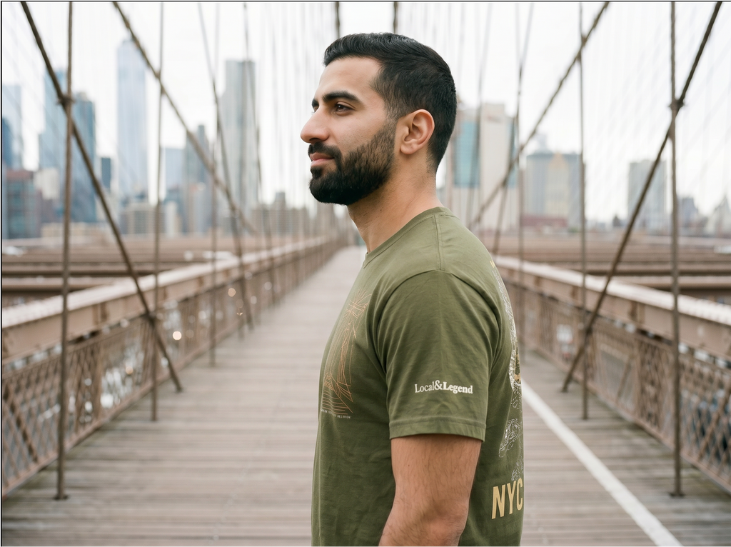 NYC t-shirt: The Eighth Wonder of the World (Map)