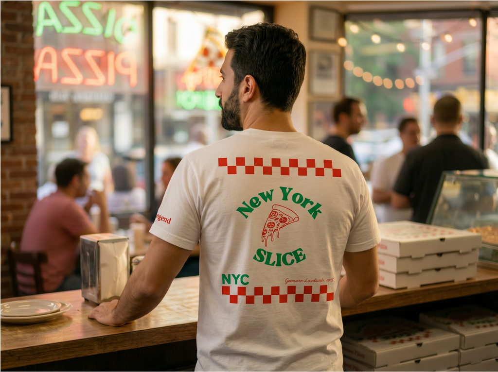 NYC pocket t-shirt: New York Slice