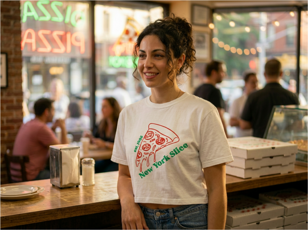 NYC crop top: New York Slice
