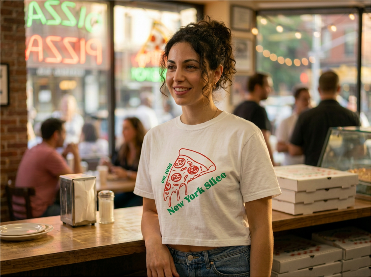 NYC crop top: New York Slice