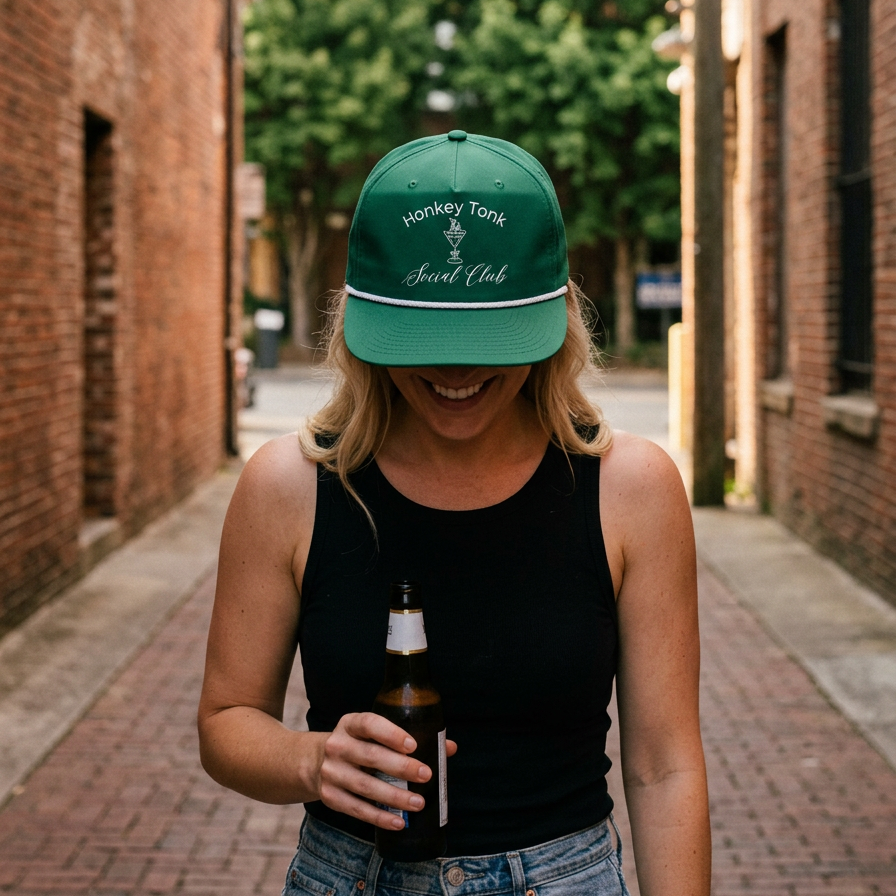 Nashville rope cap: The Honky Tonk Social Club