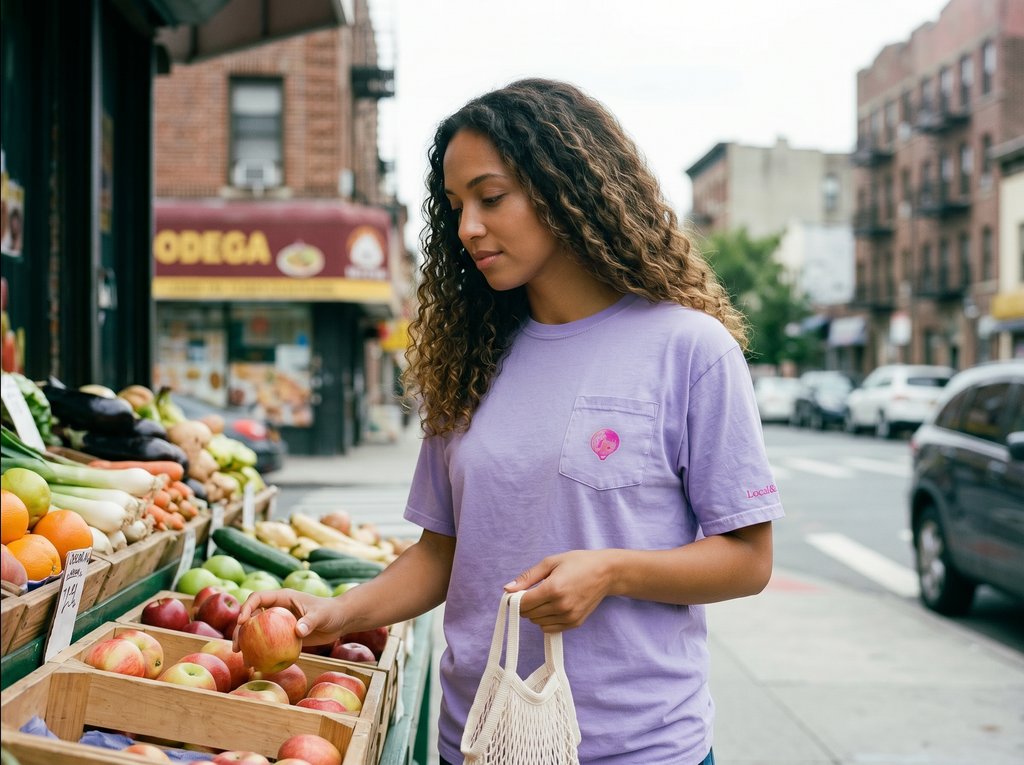 NYC pocket t-shirt: The World's Borough