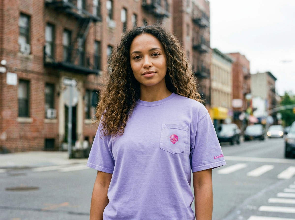 NYC pocket t-shirt: The World's Borough