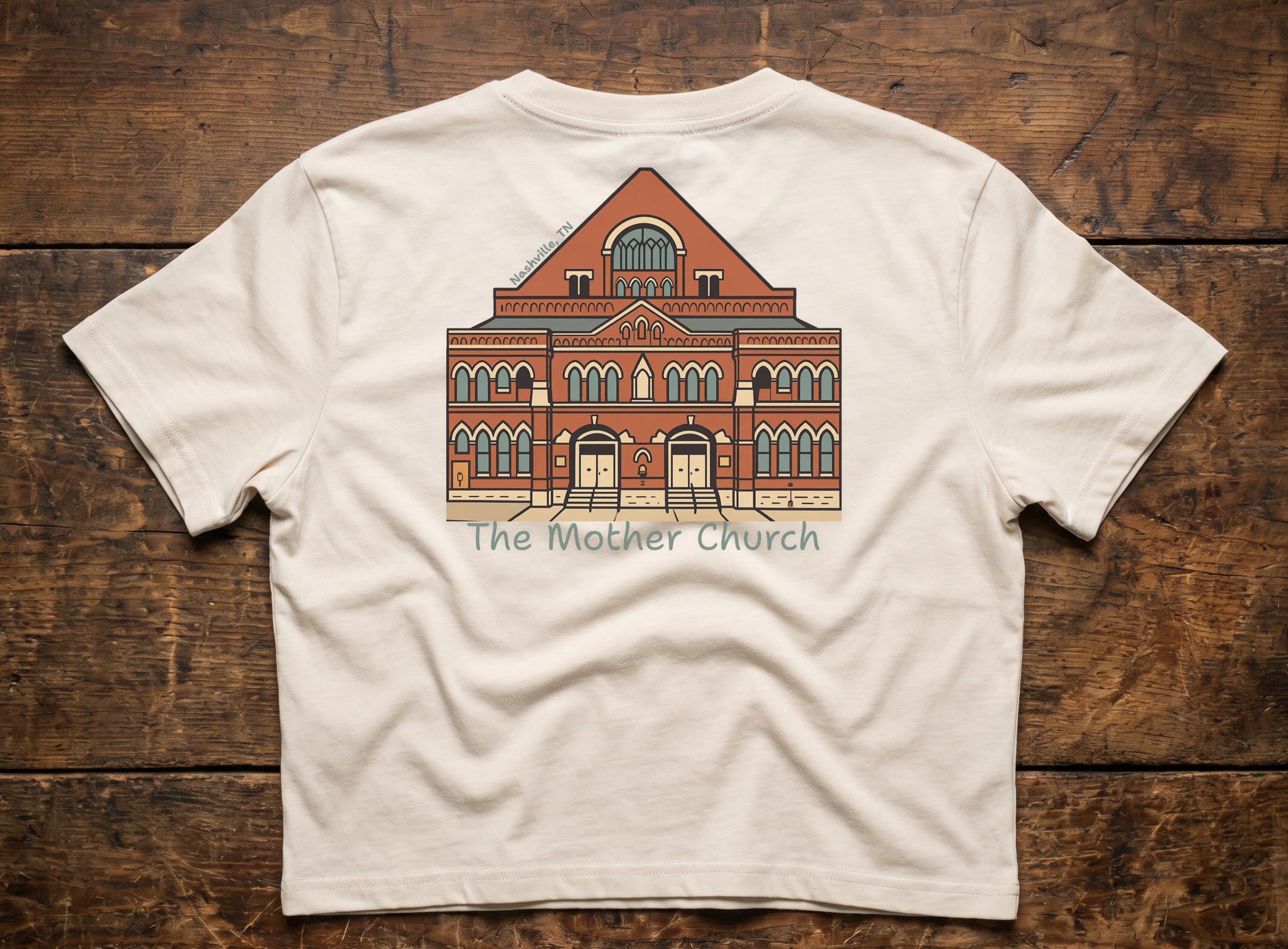 Nashville crop top: The Mother Church