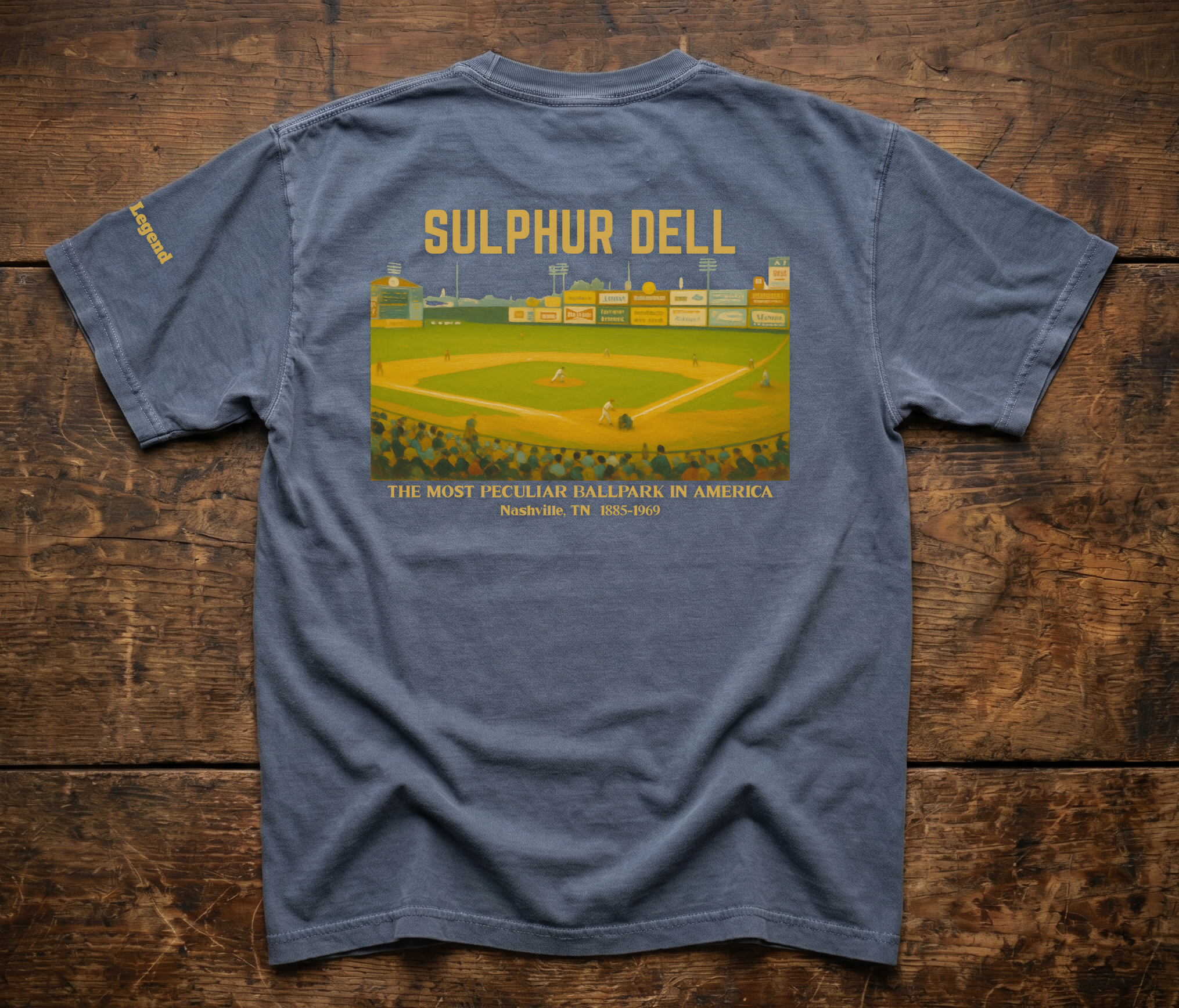 Nashville t-shirt: The Most Peculiar Ballpark in America