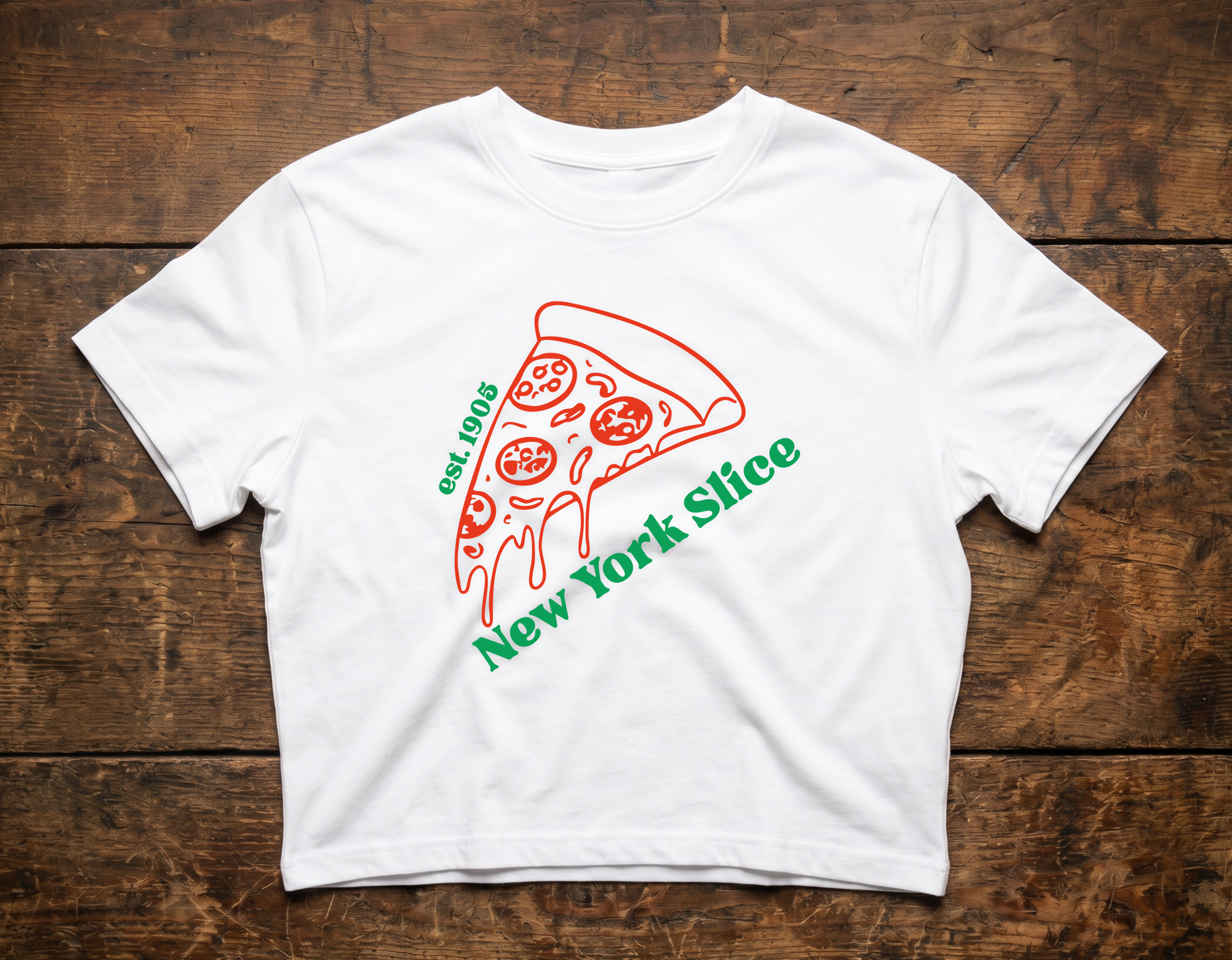 NYC crop top: New York Slice