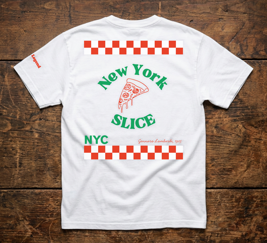 NYC pocket t-shirt: New York Slice