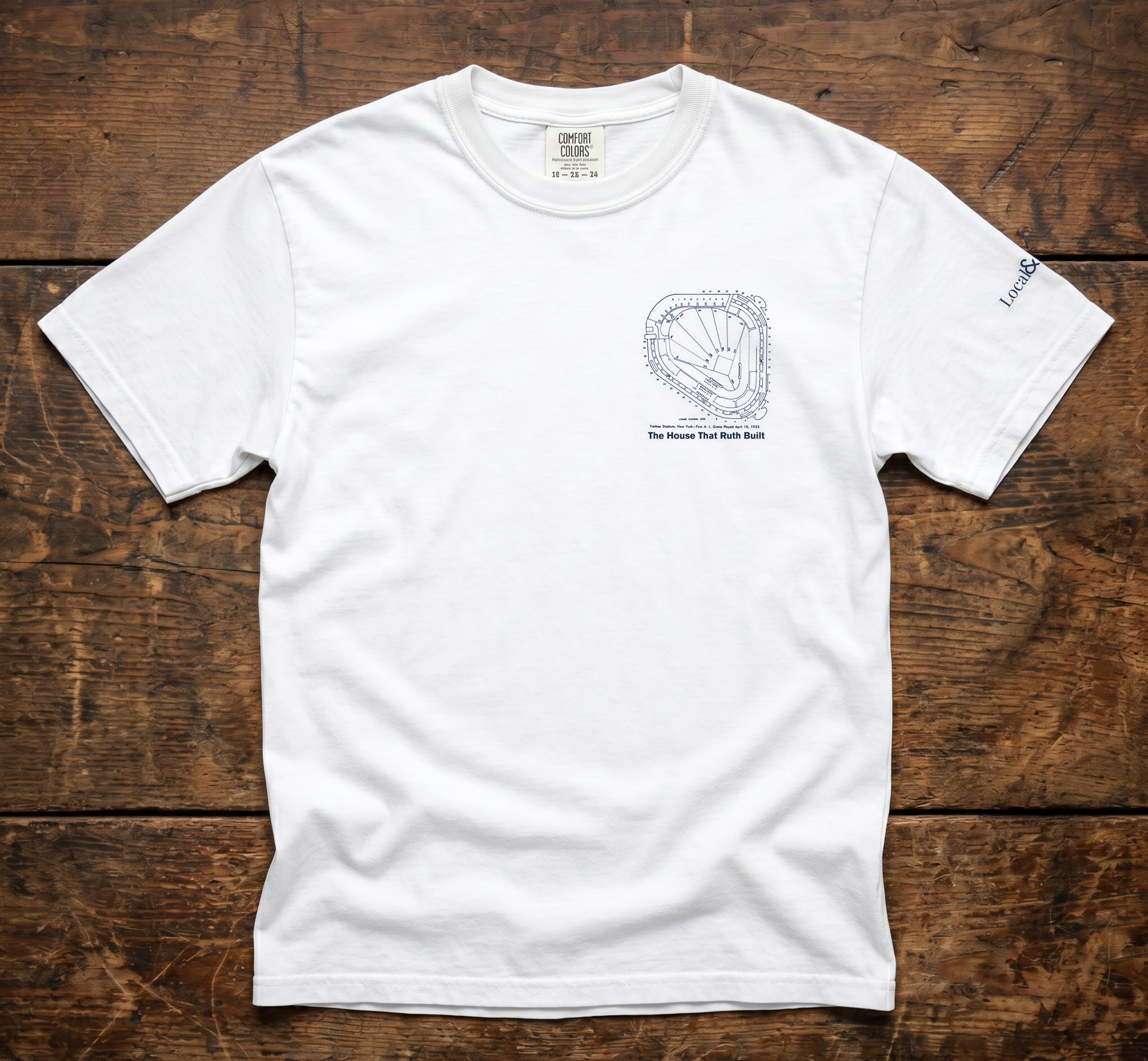 NYC t-shirt: The House that Ruth Built (White)