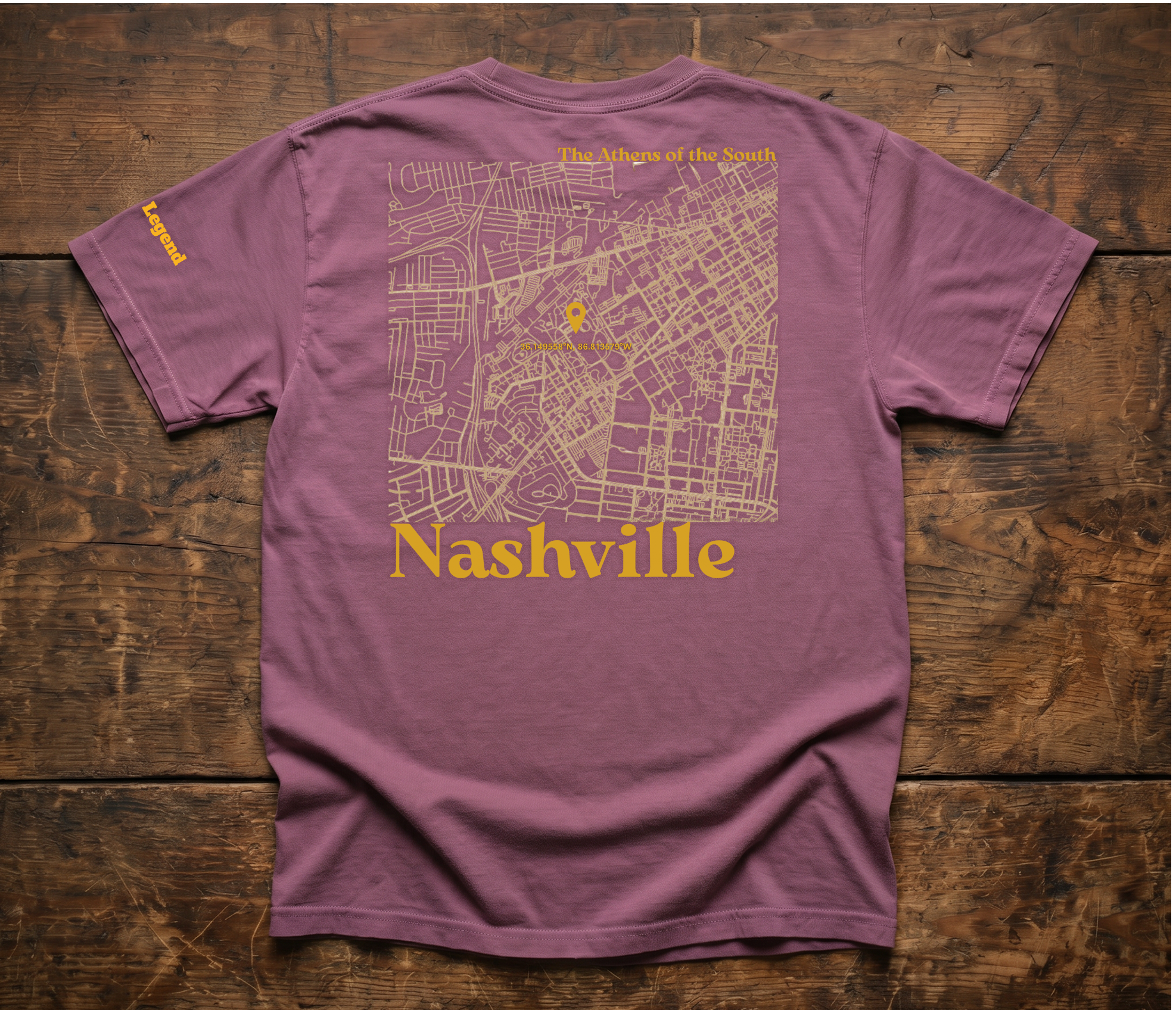 Nashville t-shirt: The Athens of the South