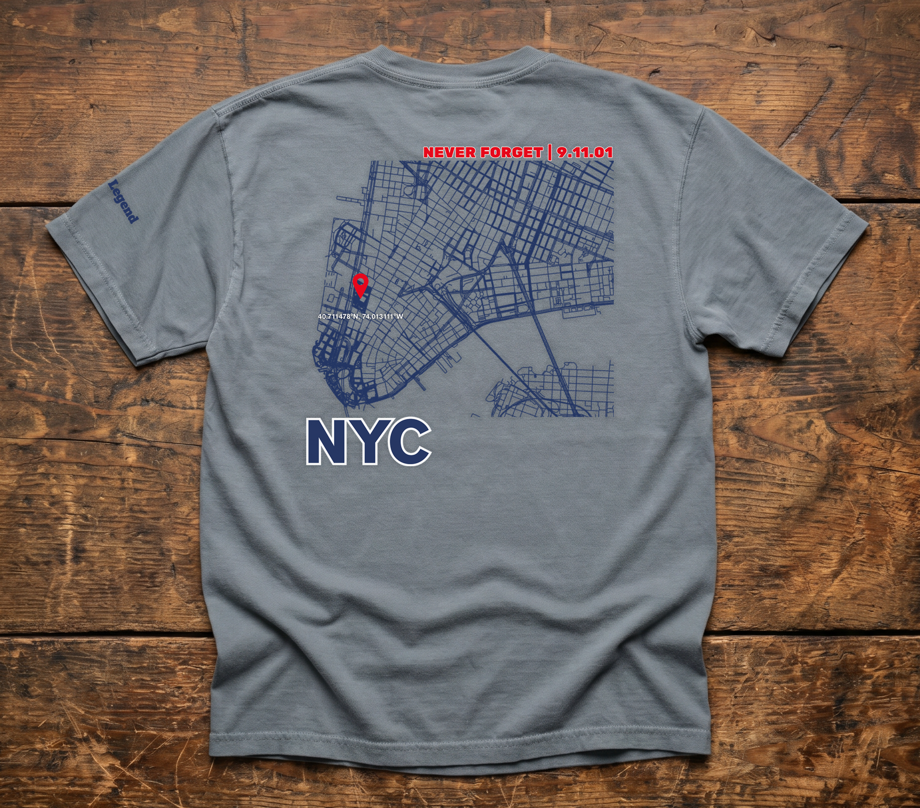 NYC t-shirt: Never Forget