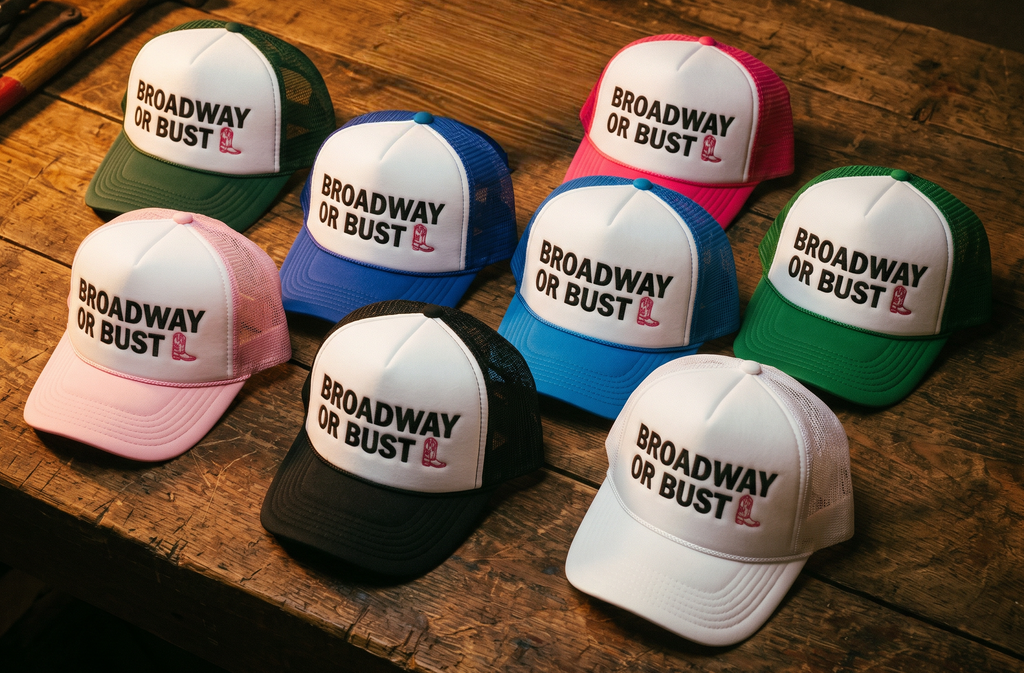 Nashville Foam trucker hat: Broadway or Bust