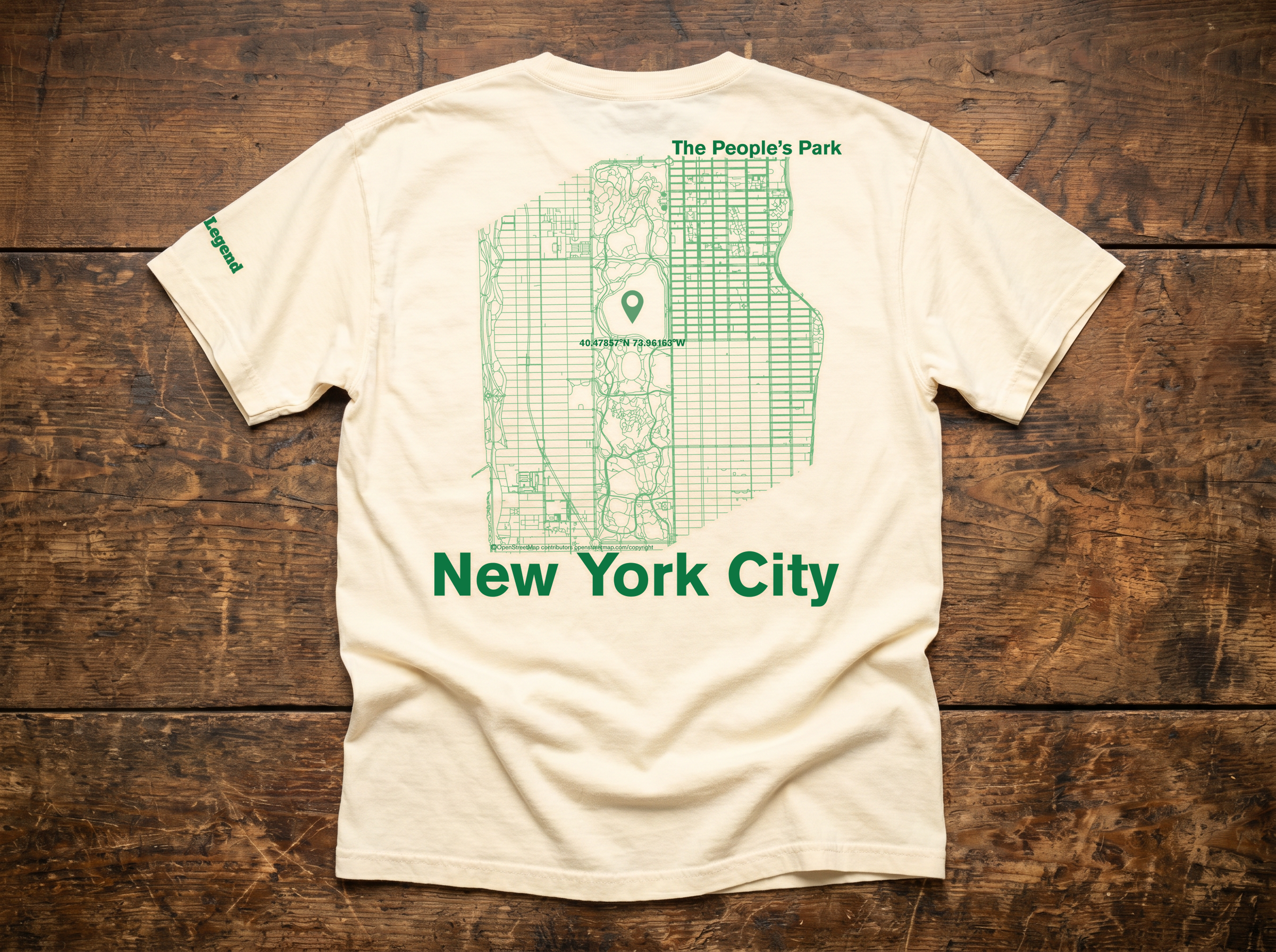 NYC t-shirt: The People's Park