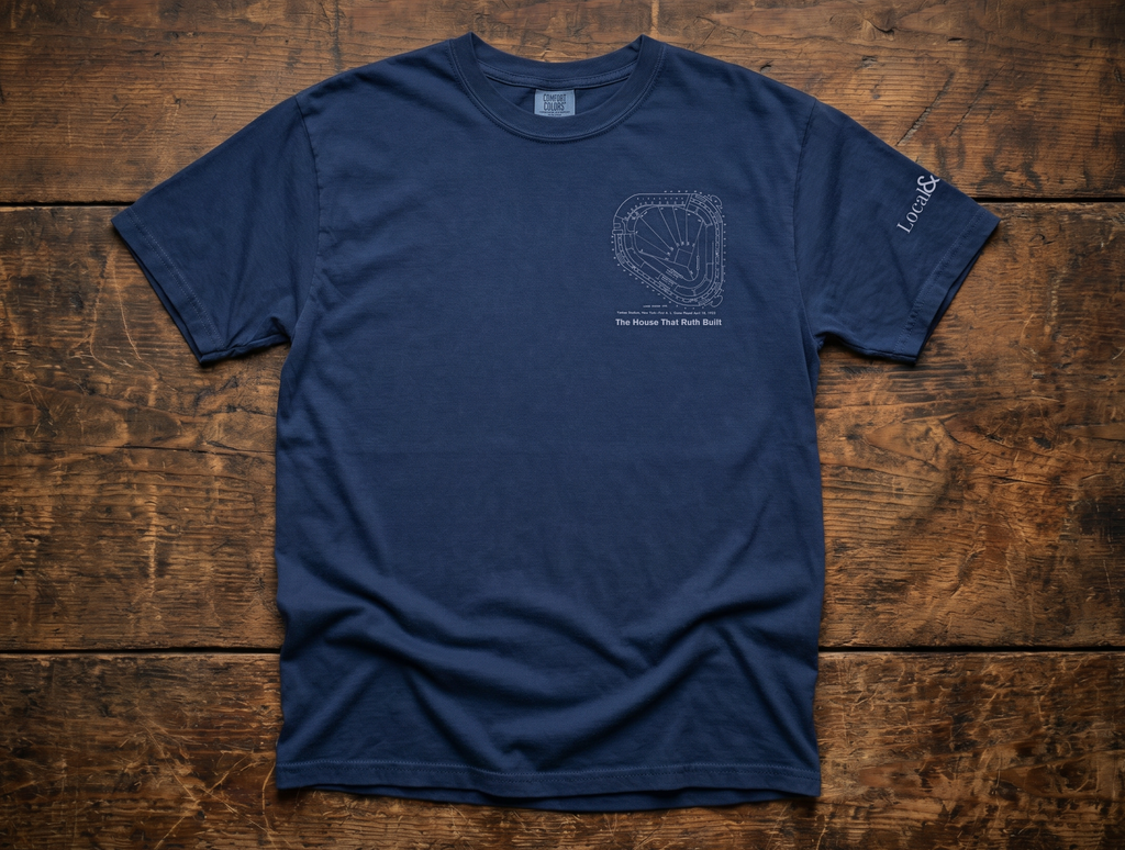 NYC t-shirt: The House that Ruth Built (Navy)