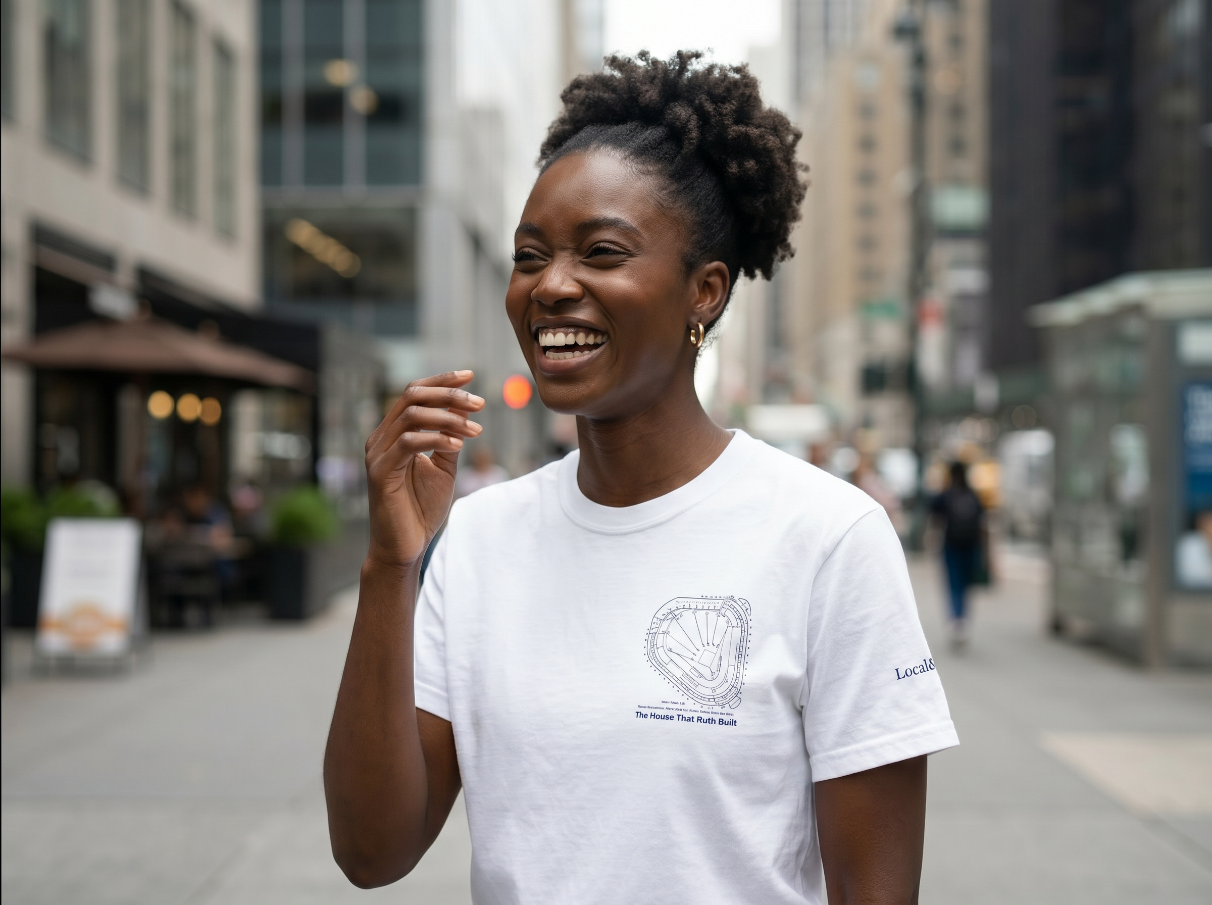 NYC t-shirt: The House that Ruth Built (White)