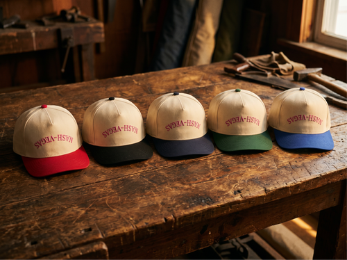 Nashville 5 panel cap: Nash-Vegas