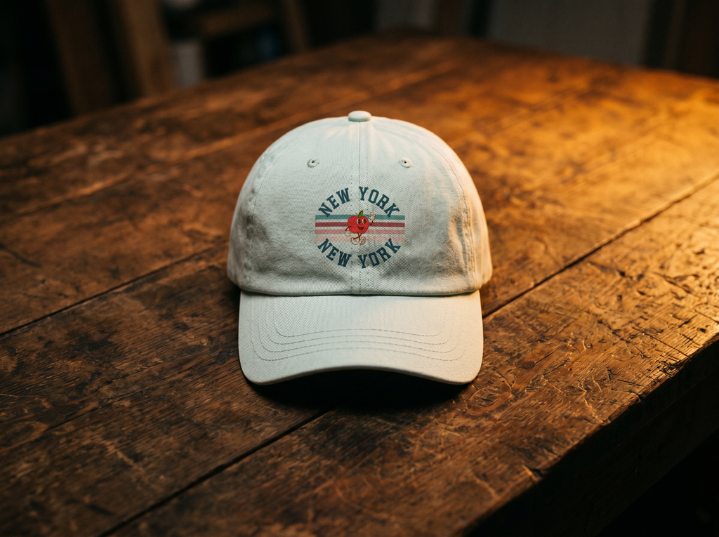 NYC retro pastel baseball hat: New York New York
