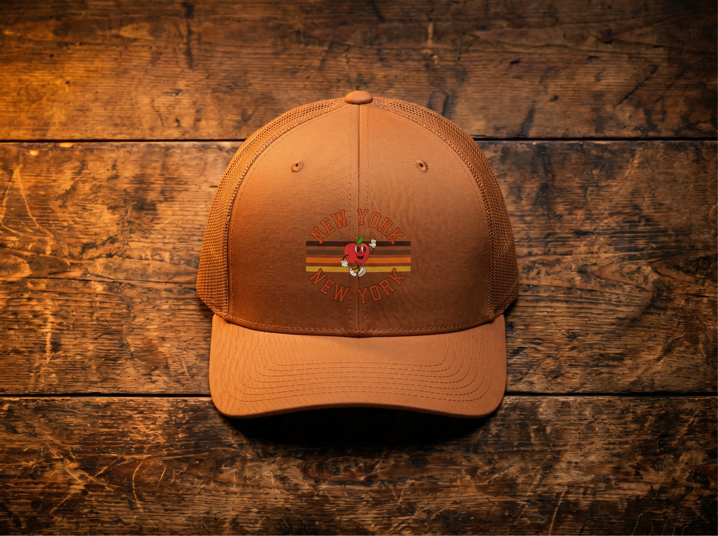 NYC closed-back trucker cap: New York New York
